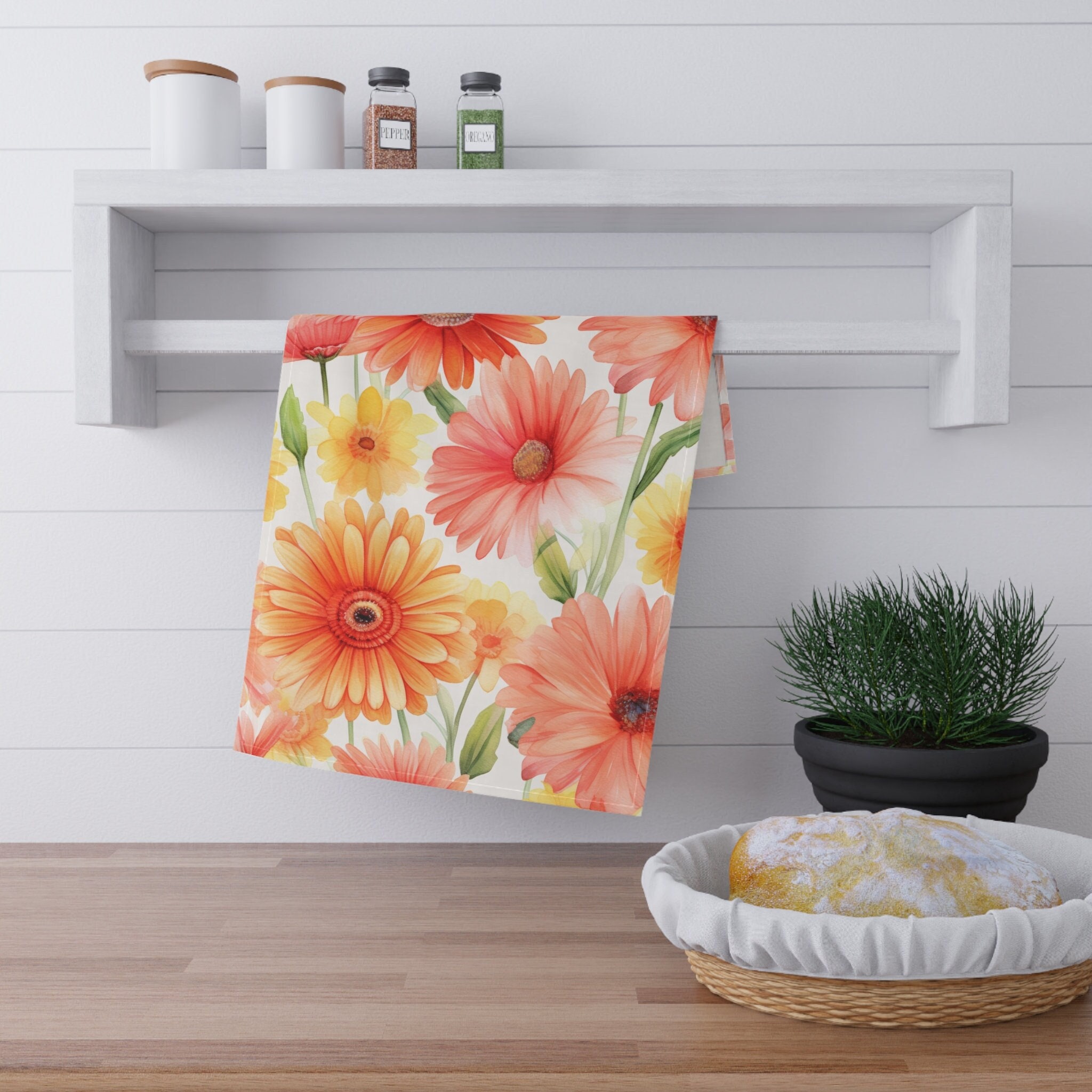 Produktbild von Cooksmart Geschirrtücher, Britisches Design, 3 Stück, Luxuriöse Geschirrtücher Für Die Küche, Modernes Geschirrtuch-Set