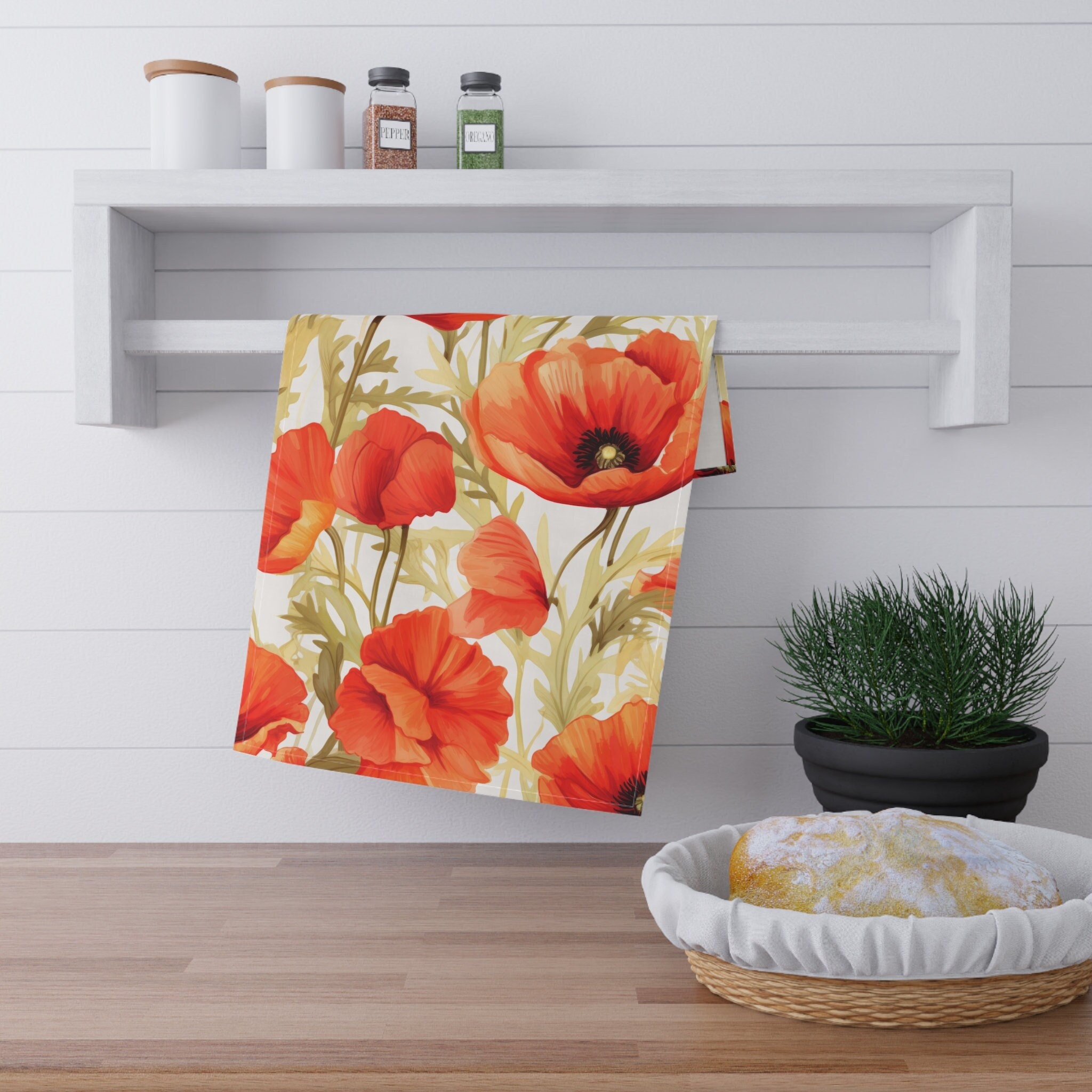 Aazon.co: Watercolor Waterelon Kitchen Dish Towel 18 X 28 Inch Set - View #7