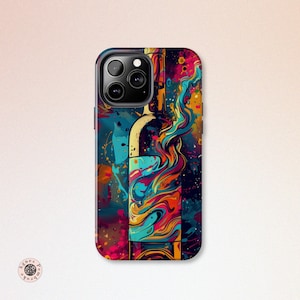 Decorative iPhone Pro Max 16 Case Modern Trendy Cover for iPhone 11, iPhone 12 Unique Phone Case to iPhone 13, 14, iPhone 15 Pro Case