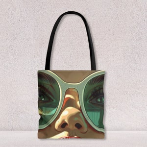 Sac fourre-tout à imprimés uniques Sac de plage de voyage durable Cadeau personnalisé pour meilleur ami Sac à bandoulière avec nom personnalisé par Agnes Pembroke