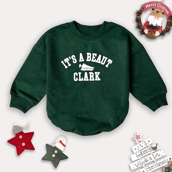 It’s a Beaut Clark Baby Romper, Funny Christmas Vacation Outfit, Holiday Baby Bodysuit, Custom Baby Shower Gift, Cute Fall Winter Romper