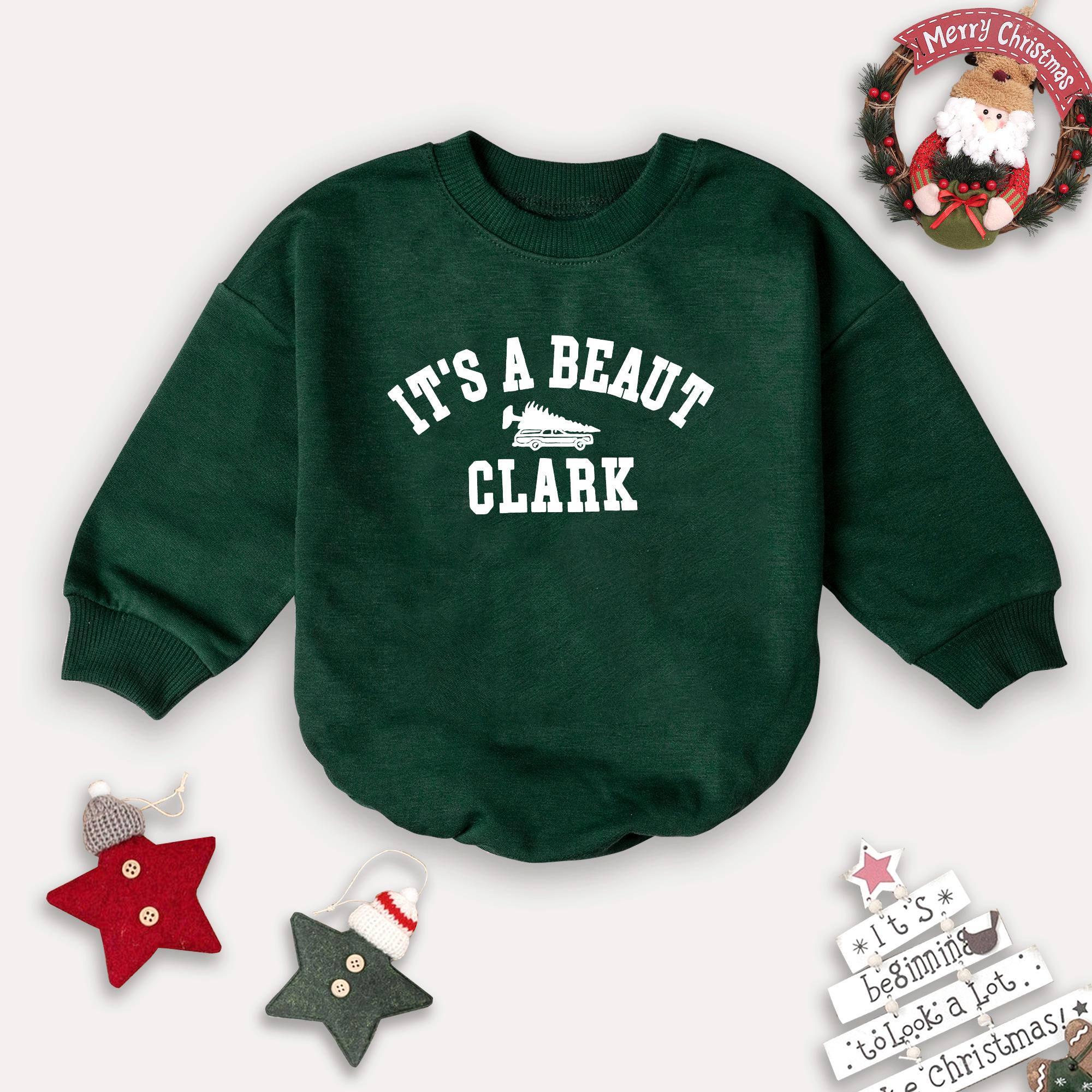 クリスマススウェットシャツ 女性用 – It's a Beaut Clark グラフィック 軽量 クルーネック 長袖 プルオ She's a Beaut Clark - Etsy