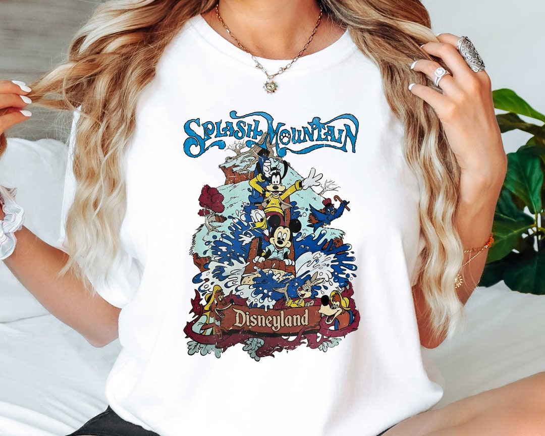 Vintage Disneyland Splash Mountain Tshirt Classic Disney Etsy
