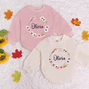Newborn Girl Coming Home Baby Romper Sweatshirt, Baby Girl Romper, Baby Girl Clothing, Infant Clothing