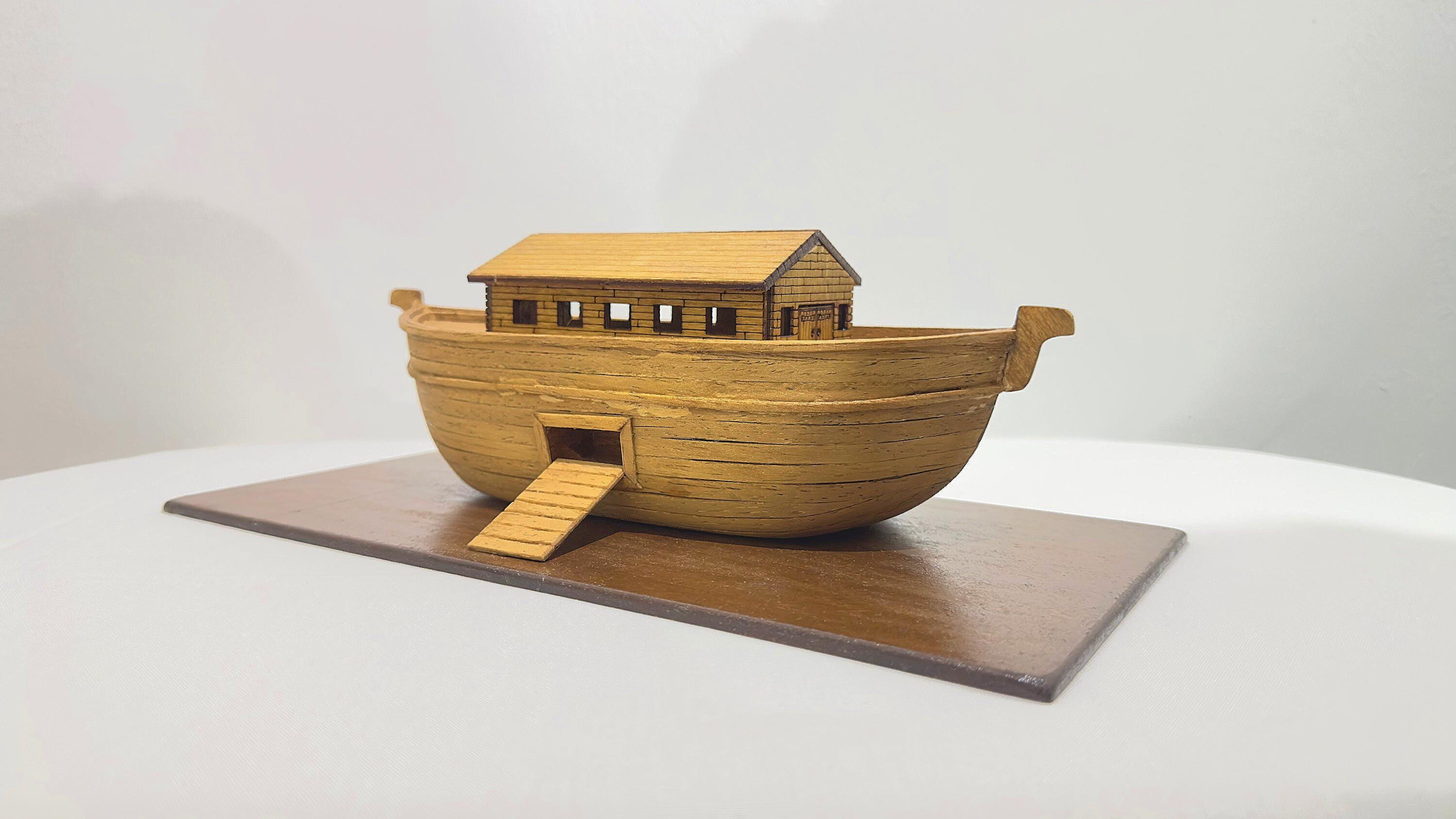 Noah's Ark Wooden Model Ship - Etsy