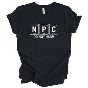 NPC Elemental Gamer Wissenschaft T-Shirt