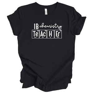 Camiseta para profesor de química del IB: regalo científico de la tabla periódica