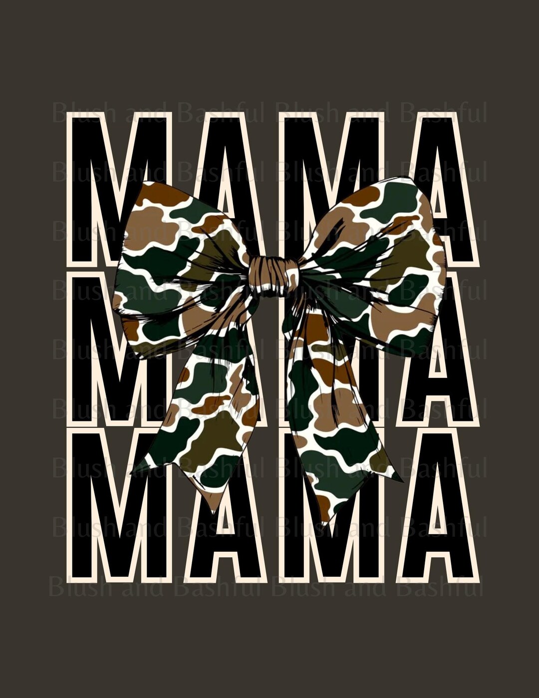 Mama Camo Bow Instant Download Old School Camo Download Hunting Bow Png ...
