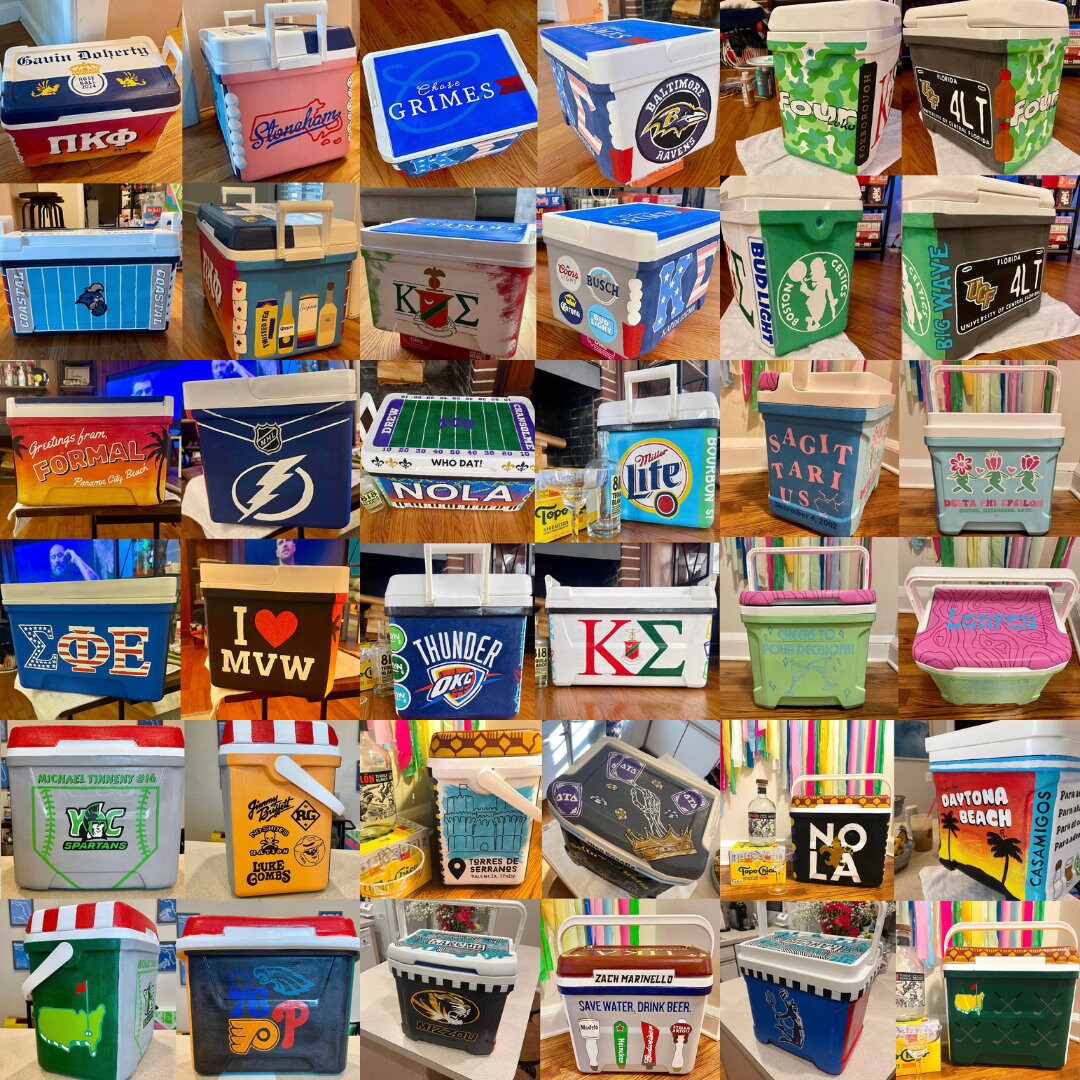 Natural Light Fraternity Coolers Frat Cooler Etsy