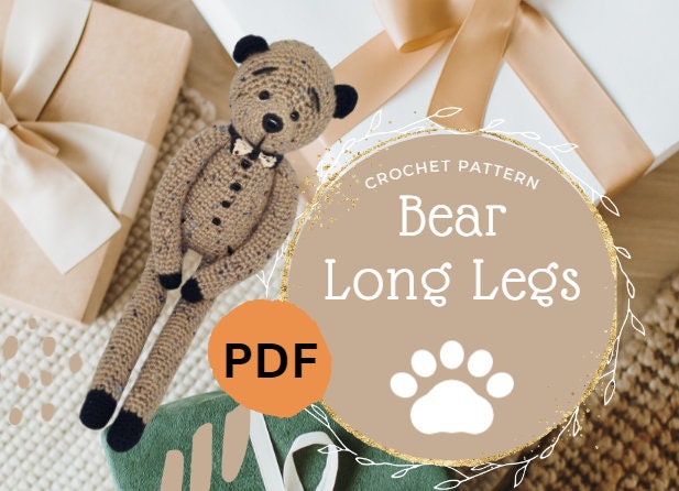 Long Leg Bear Etsy UK