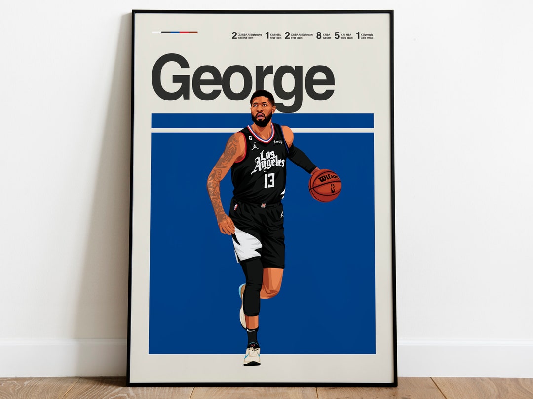 Paul George Poster I designed! : r/LAClippers