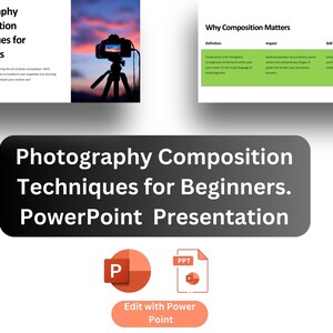 Photography Composition for Beginners | 15-Slide PowerPoint Guide for Photographers , Photography Composition Essentials | PowerPoint Guide