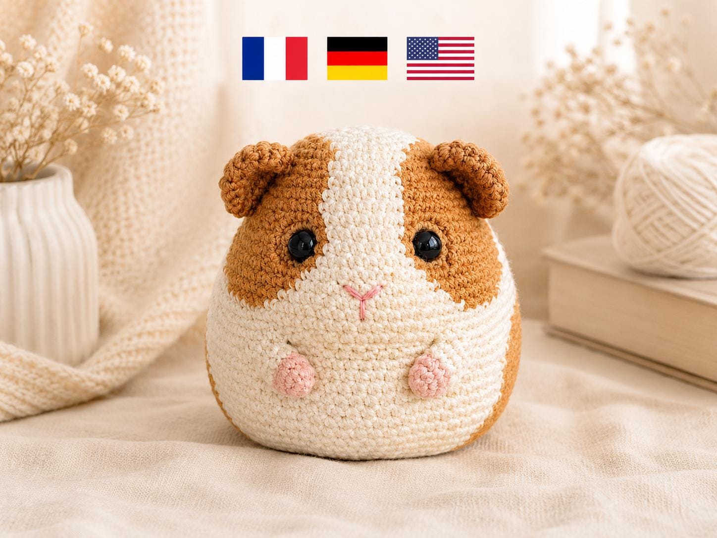 Cute Guinea Pig Amigurumi Pattern