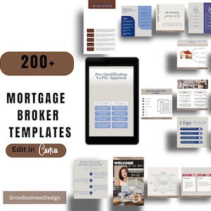 200 Mortgage Broker Templates | mortgage Social Media Posts| Mortgage Marketing | Mortgage Instagram Posts | Mortgage Stories| Mortgage Loan