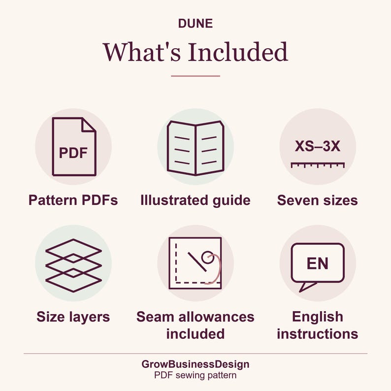 Dune Side Tie Pants Sewing Pattern PDF, Straight Leg Trousers XS–3X ...