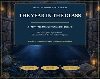 Digital Fairy Tale Mystery Game for Tweens | Ages 10-14 Party Activity | Family Friendly Classroom Escape Room Printable Instant Download