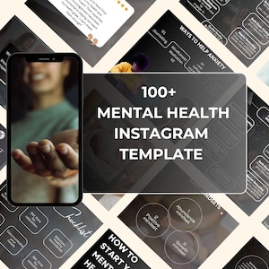 100 Therapist Instagram Templates, Psychologist Social Media, Mental Health Templates, Counseling, Counselor, Therapist Instagram Posts