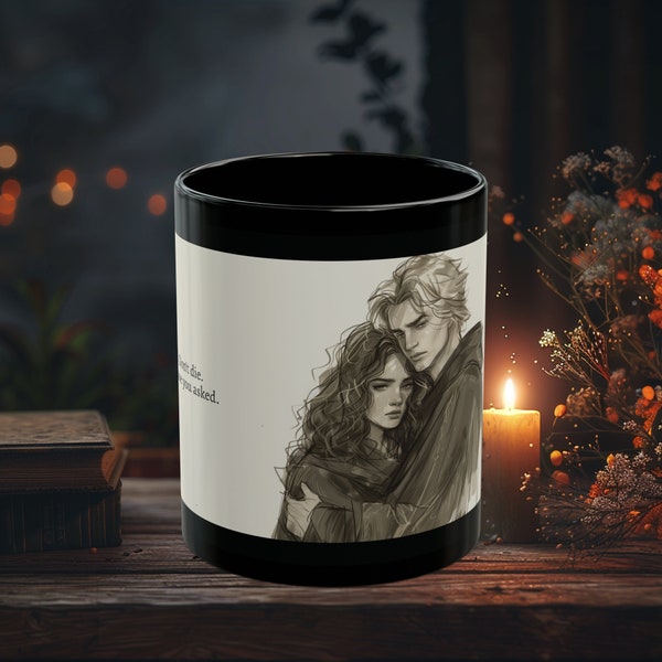 Dramione Manacled Sketch Art Mug Bookish Fanfic Ao3 Dark Academia Reader Merch