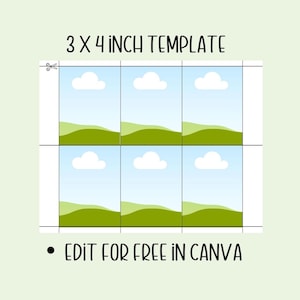 Modello modificabile e stampabile da 3 x 4 pollici con trascinamento della selezione/Modello per etichette, biglietti, cartellini, adesivi e altro/Modello per etichetta, biglietto, adesivo