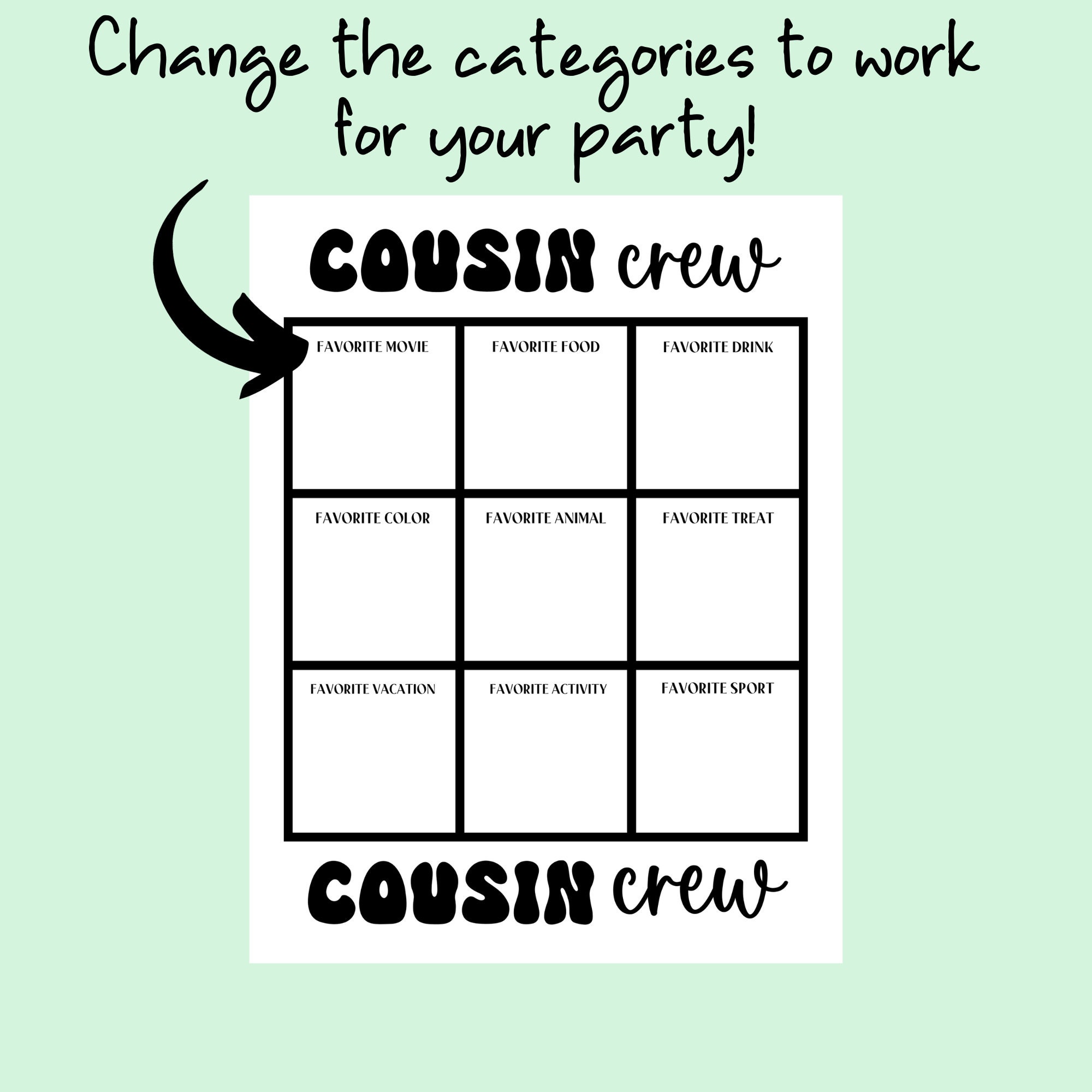 Printable Editable Birthday Trivia/printable Pdf/instant Download ...