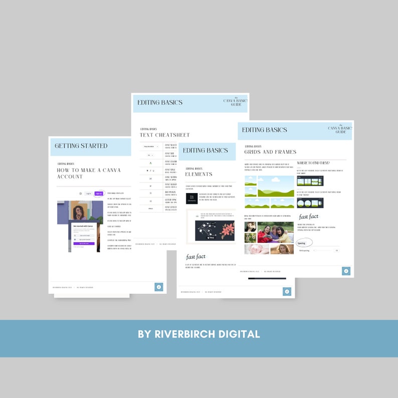 Printable Canva Basics Guide/instant Download/how to Use Canva/getting ...