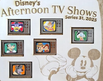 Magical Pin Display Board | Collector Wall Display | “Afternoon TV Shows” Series 31 (2025)