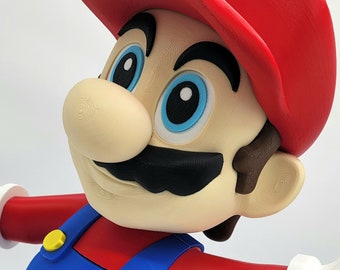20" 3 D printed Mario