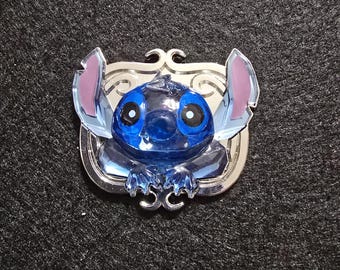 Sculpted Acrylic Stitch Pin – Lilo & Stitch Character Collection (2025)