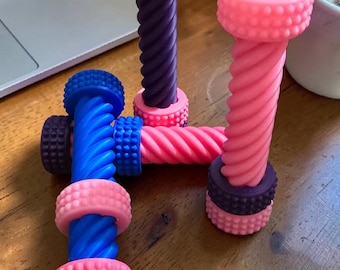 Nut/Bolt Twister Fidget- 3d Printed