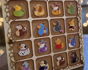 Magical Pin Display Board | Collector Wall/Counter Display | “Disney Ducks” Series 2(2026) and Series 1 (2024) No Series