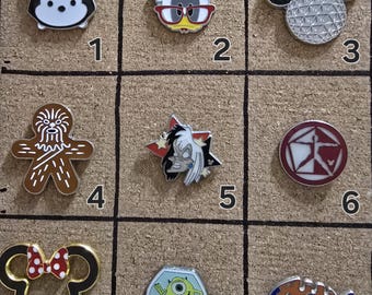 Authentic Disney Trading Pins- Pick Your By Number-Traded/Vintage Enamel Pins