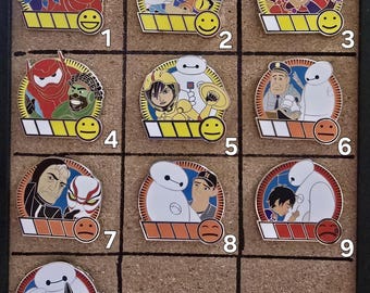 Authentic Disney Trading Pins- Pick Your By Number-  Hero 6 Mystery Pin Set- WDW/WDL -2024