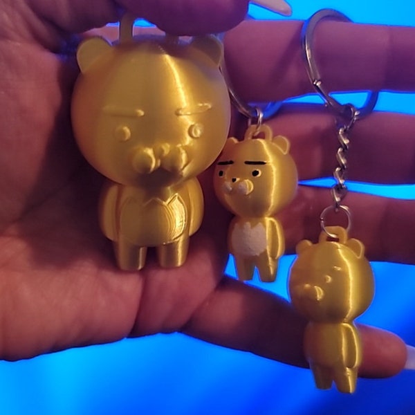 3d Printed Kakao Friends-Ryan Keychain