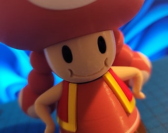 Toadette Figure - 3D Printed Mario Character