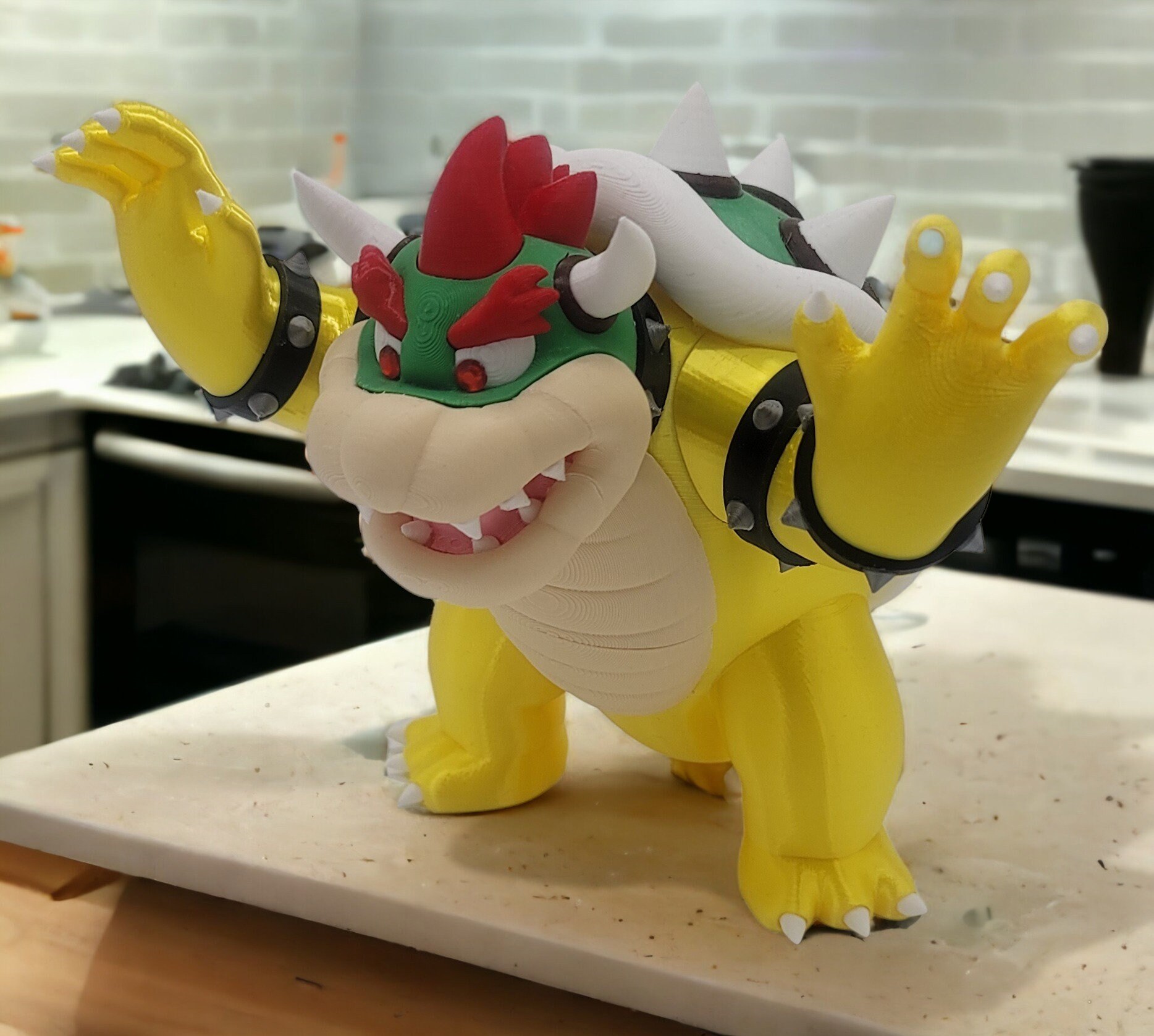 STL file Mario Bowser - Bridge and Wall ( character not included ) 🐢・3D  printable model to download・Cults