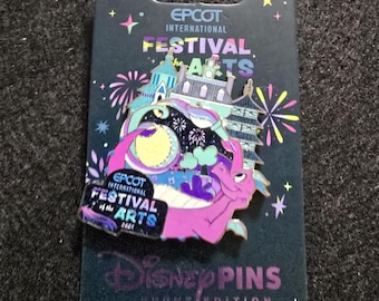 2026 EPCOT Festival of the Arts Figment Pin – Limited Edition LE 6000 Disney Pin – World Showcase Figment