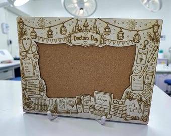 Doctors Day Pin Board 12x16 Magical Display Two Design