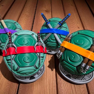 3D Printed Turtle Shell Collectible – Fan Art Inspired Desk Display