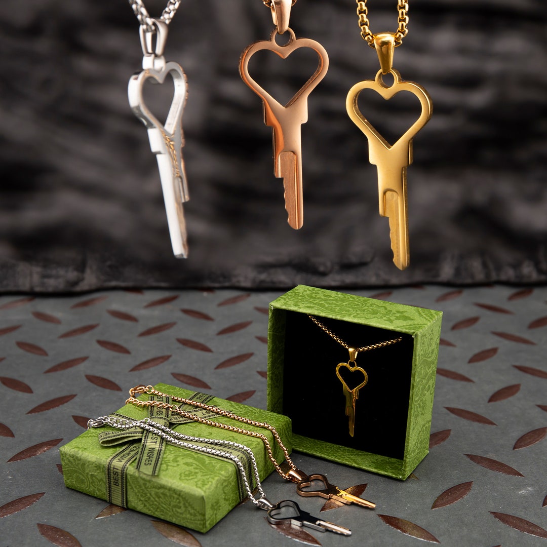 MATURE Heart Shaped Chastity Key Bracelets Accessory Fits All Cages in