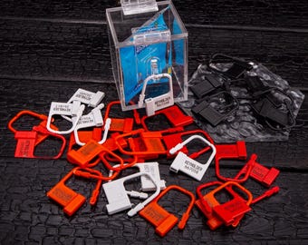 Unique Serial Number Plastic Locking Device: Keyholder Control