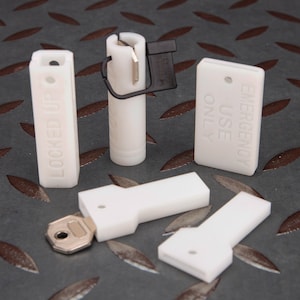 MATURE White Cage Key CONTAINERS LIGHTWEIGHT Cage Key Safe Cage Keyholder Cage Game with Air Lock Spare Key Holder Sexy Toy