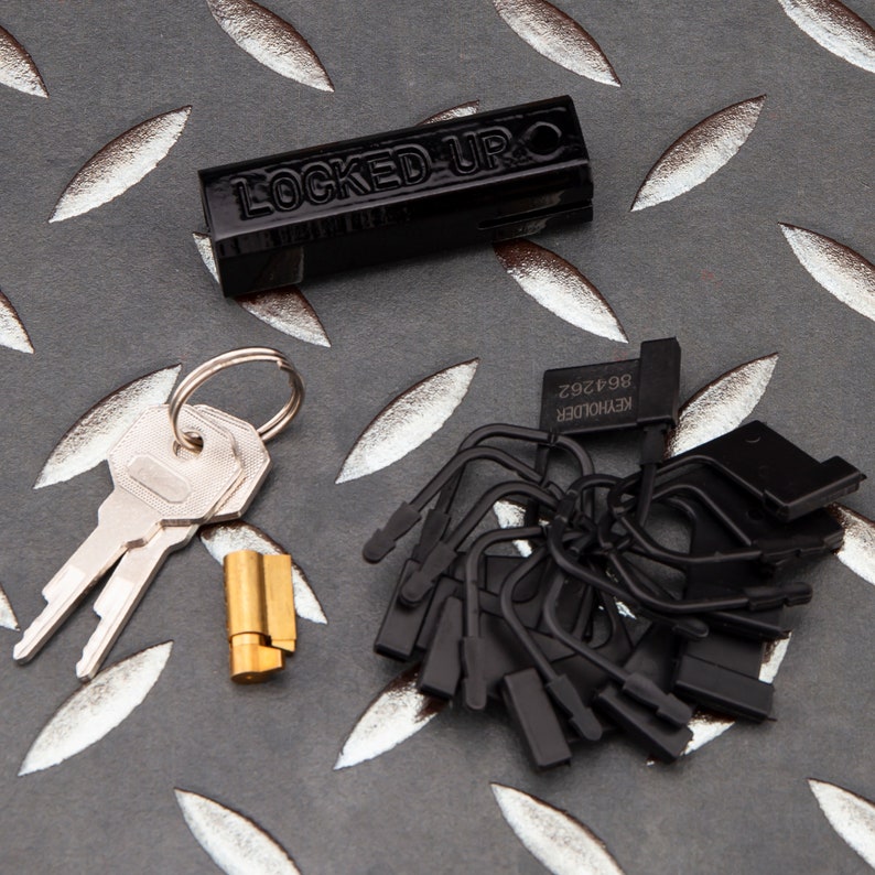 Plastic Cage Key Holder With Air Lock, Spare Key Storage - Etsy