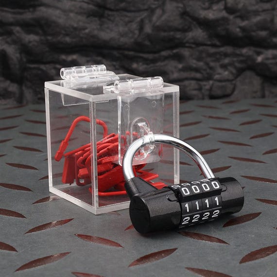 BDSM Key Storage Box: Password Lock Cage, Numbered Locks - Etsy