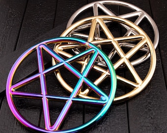 Metal Pentagram Shibari Bondage Suspension Ring Chasitity Rope Base Stainless Steel Artistic-erotic Suspension Restraints Rings