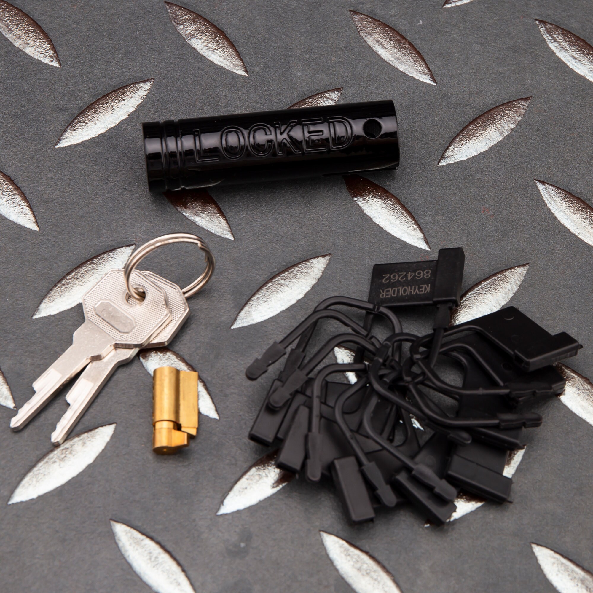 Plastic Cage Key Holder With Air Lock, Spare Key Storage - Etsy