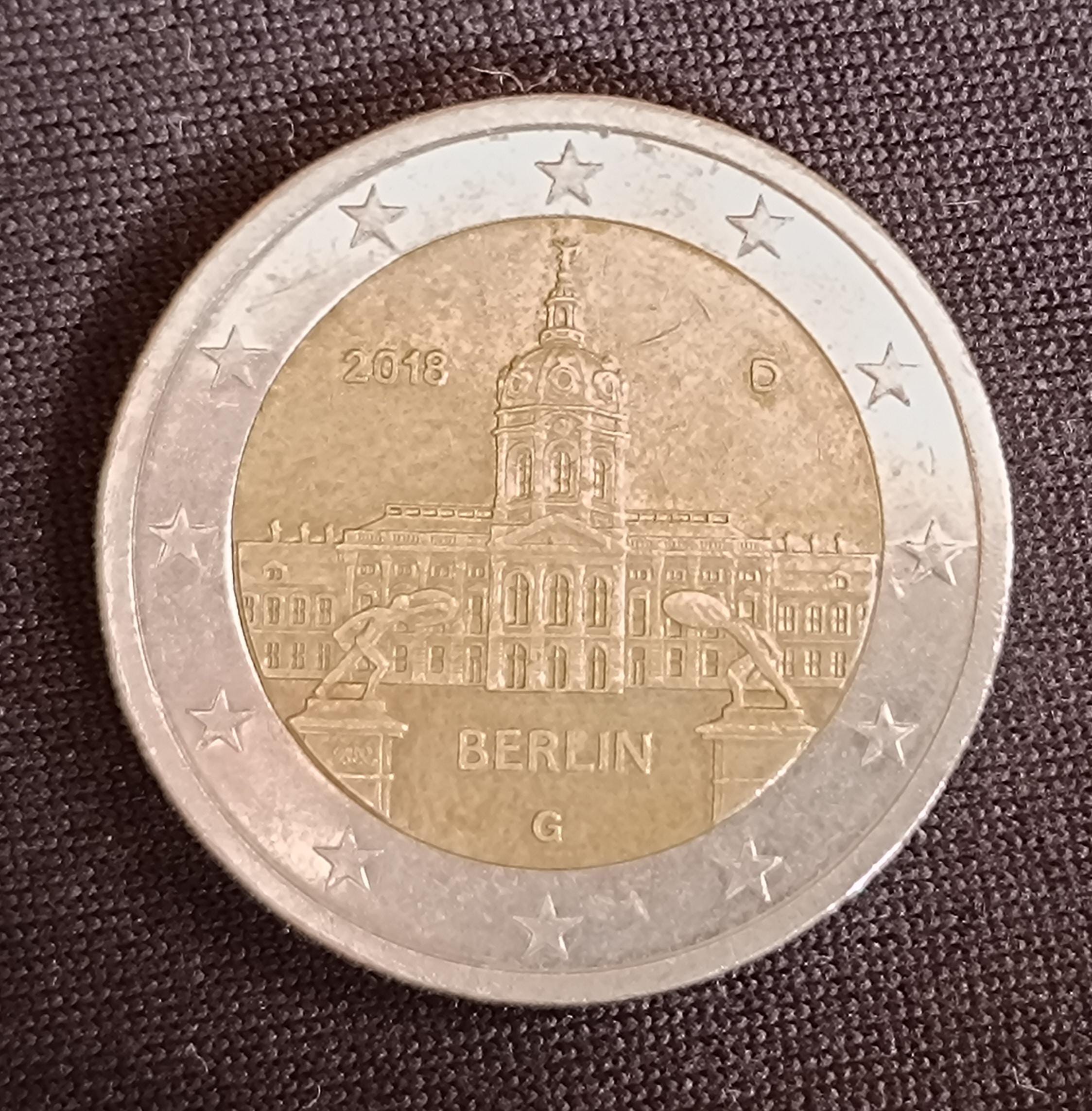 春新作の 2 Euro Commemorative Coin Germany 2018 Berlin - Etsy 語学・辞書・学習参考書