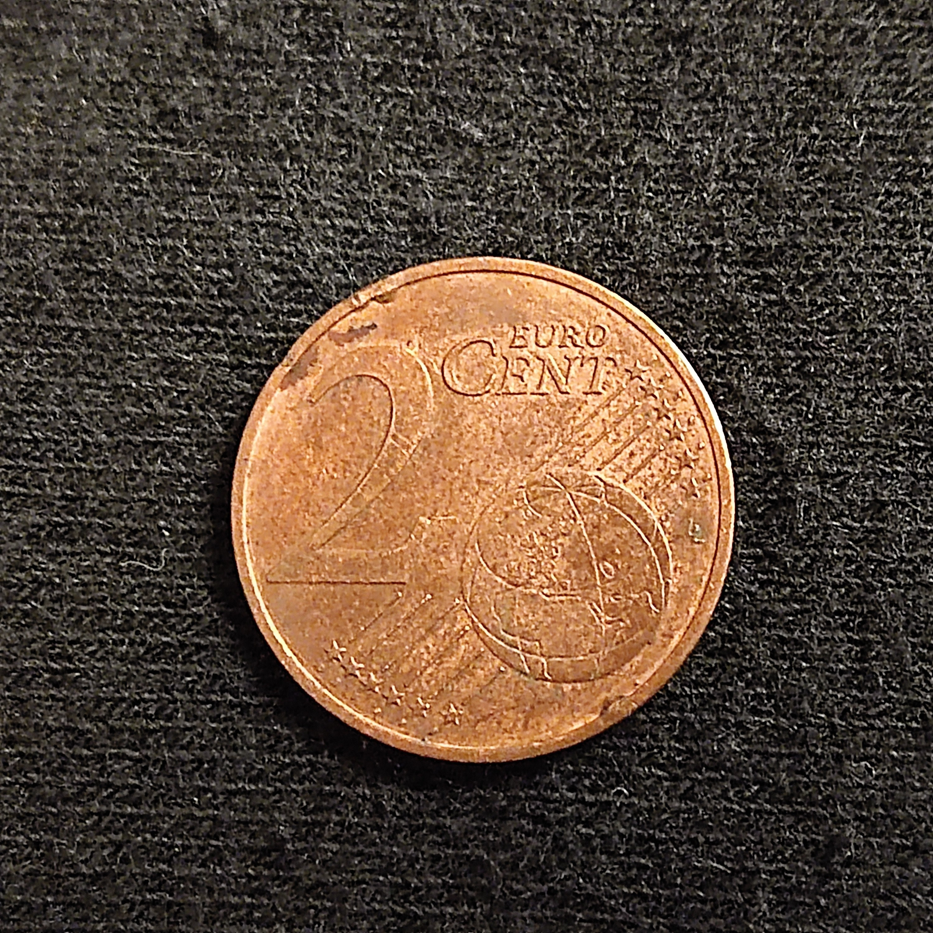 Rare Austrian 2002 Euro Cent Coin With Excess Metal - Etsy