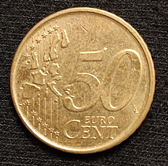 50ユーロセント硬貨（ベルギー、1999年） - Etsy 日本