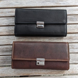 Cartera de camarero de piel auténtica, bolso de camarero, cartera de taxi, monedero, cartera shaker de piel de búfalo, cartera gastro, piel auténtica robusta. Calidad premium.