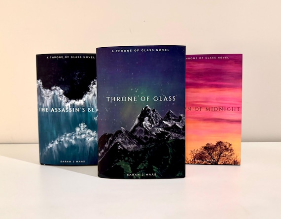Throne of Glass Dust Jackets Hardback and Paperback Officially Licensed Book Covers